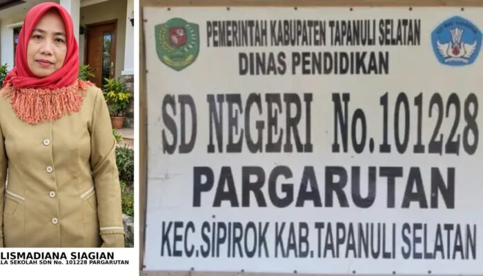 APH Diminta Panggil Kepsek SDN 101228 Pargarutan Tapsel Dugaan Permainkan Uang Negara 