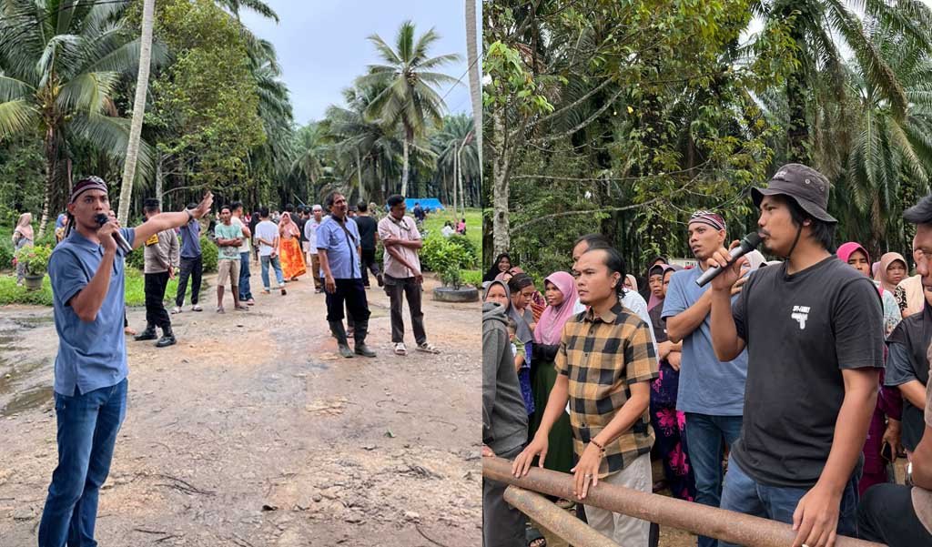 Warga Tiga Desa di Paluta Segel PT Tindoan Bujing: "Kami Siap Mati demi Tanah Ulayat"